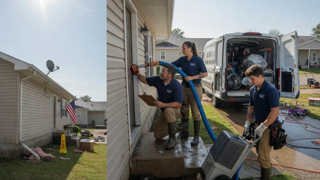 Ceiling Water Damage Restoration in Augusta, WI near me